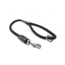 Great&Small Black Rope Mountain Lead With Leather