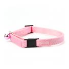 Great&Small Pink Glitter Cat Collar