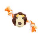 Little&Lively Soft Lion Face & Jersey Rope Toy