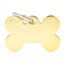 My Family Tag Bone Gold Large
