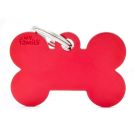 My Family Tag Bone Red Large