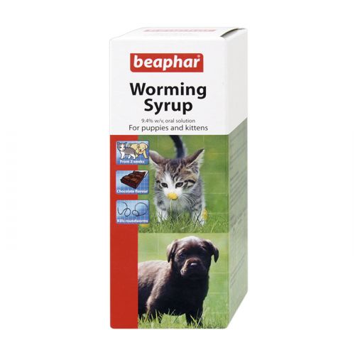 Beaphar Worming Syrup For Puppies & Kittens