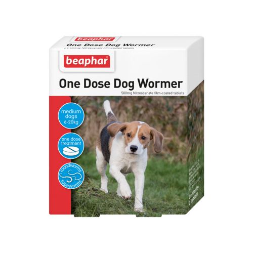 Beaphar One Dose Wormer for Medium Dogs