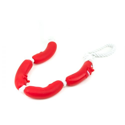Great&Small Vinyl Sausage with Rope