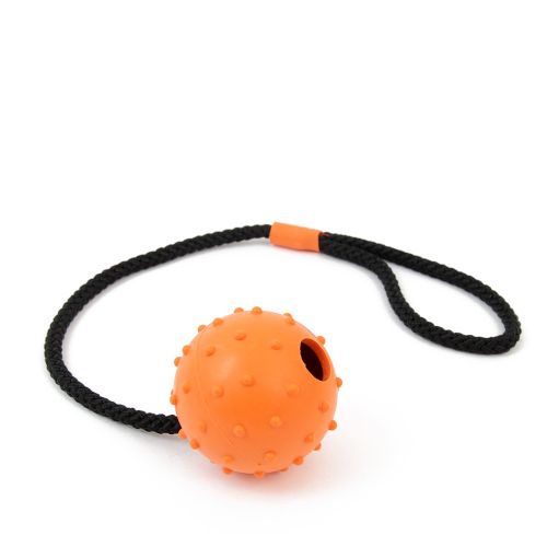 Great&Small 99% Natural Rubber Hollow Ball & Rope