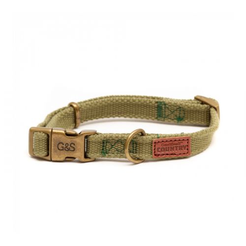 Great&Small Country Canvas Collar Khaki