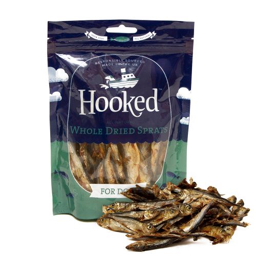 Hooked 100% Natural Whole Sprats 80g