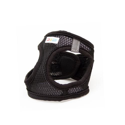 Little&Lively Black Mesh Harness with Velcro