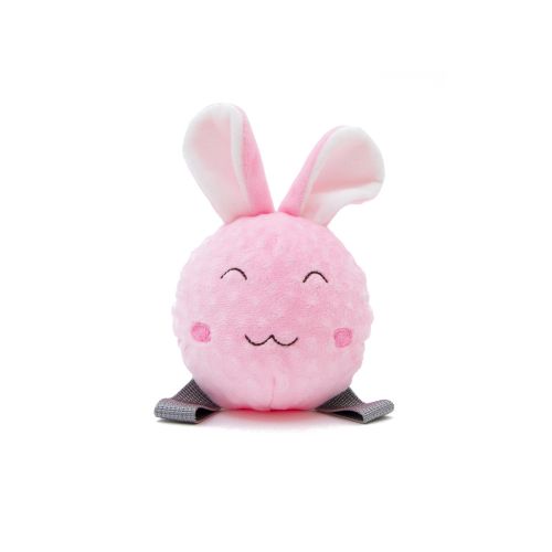 Great&Small Pink Plush Rabbit & TPR Ball