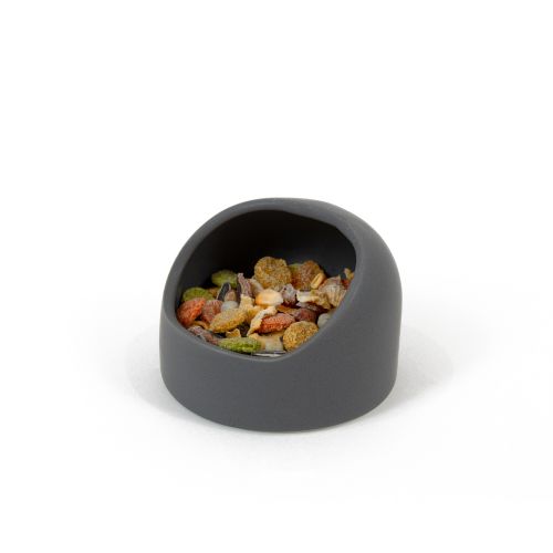 Penrose Grey Stoneware Small Animal Bowl