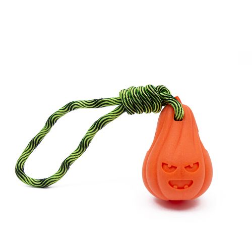 Great&Small Frubba Pumpkin & Rope Treat Toy