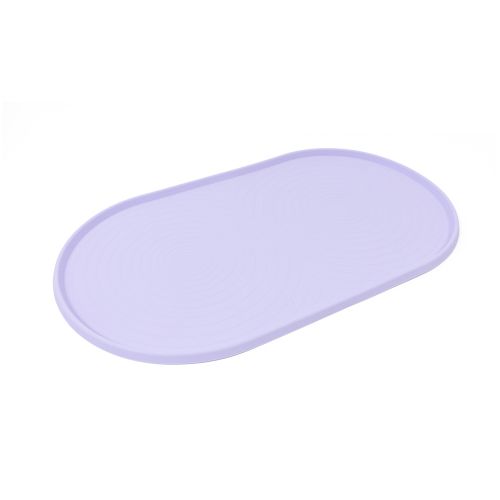 Great&Small Lilac Silicone Oval Food Mat