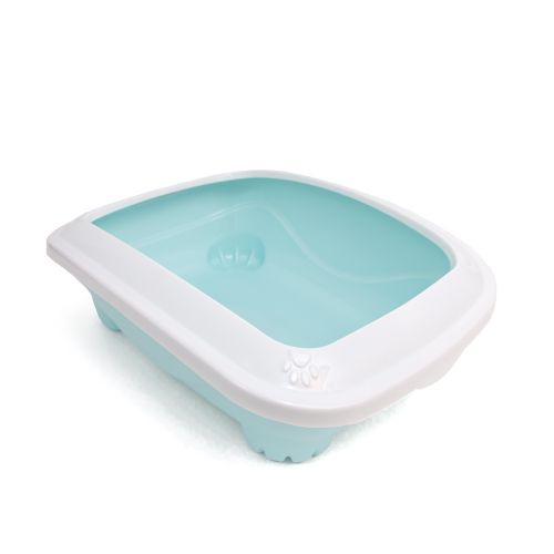 Great&Small Litter Tray with Rim Sky Blue
