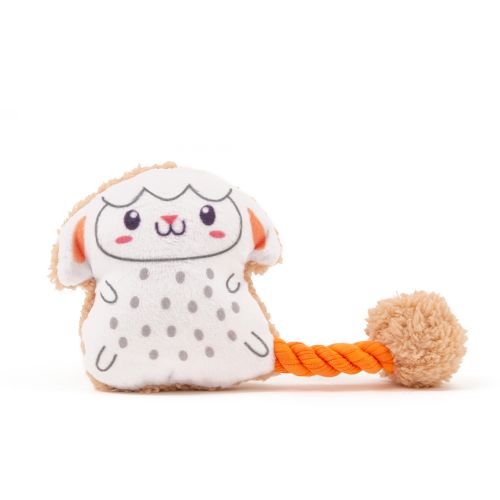 Little&Lively Lamb with Rope Toy