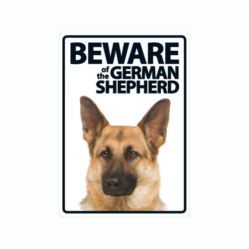 Beware of the German Shepherd Sign