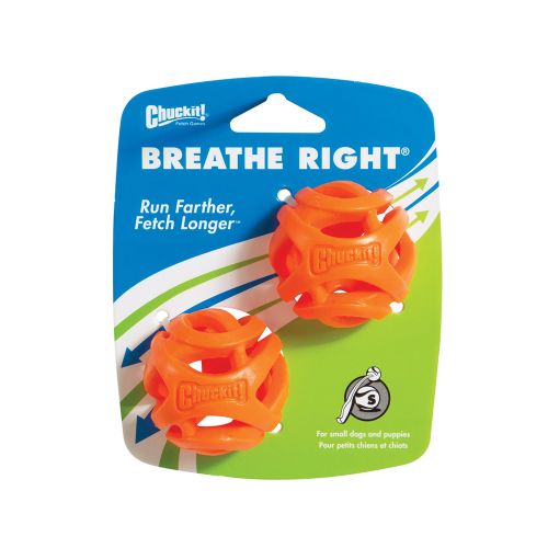 Chuckit! Breathe Right Fetch Ball - Small 2 Pack