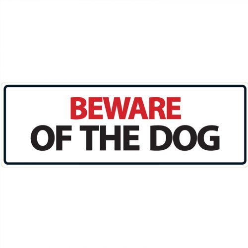 Beware of the Dog Sign Landscape