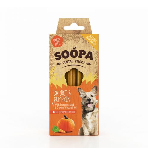 Soopa Carrot & Pumpkin Dental Sticks 100g