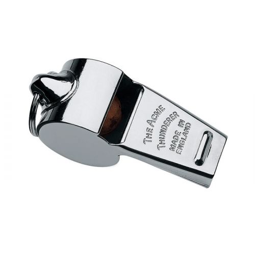 Acme Small Plastic Thunderer Whistle Nickel Plated