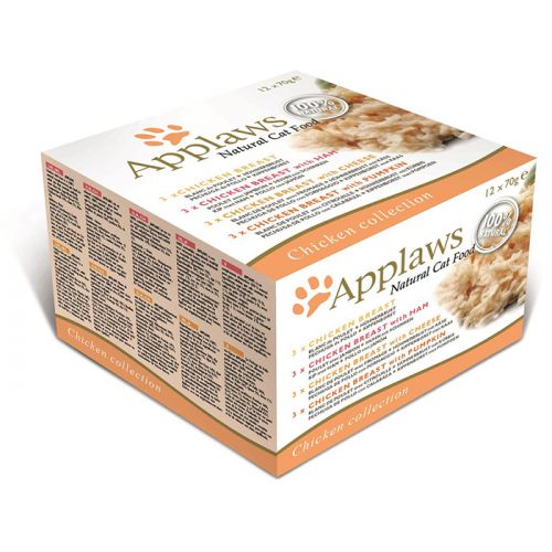 Applaws Cat Chicken Deluxe Multipack 70g 12 Pack