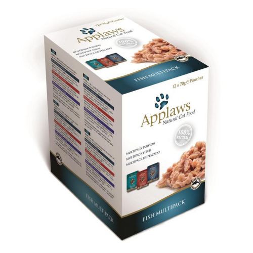 Applaws Cat Fish Pouch Multipack 70g 12 Pack