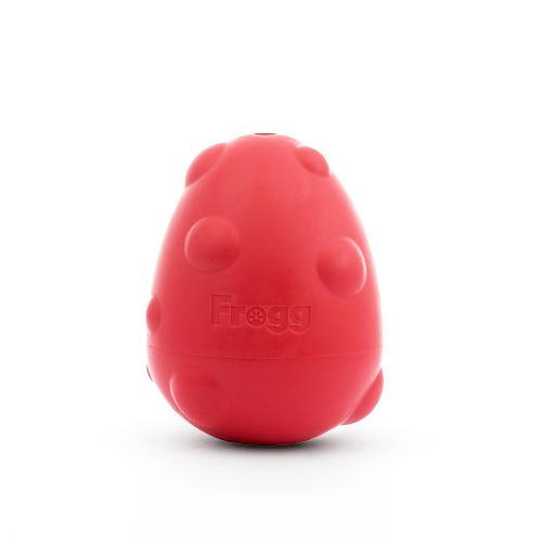 Frogg Egg Red Chew Treat Dog Toy