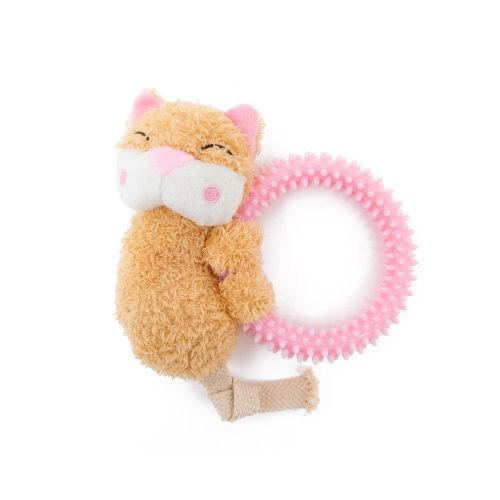 Little&Lively Plush Cat with TPR Ring