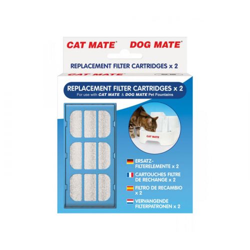 Pet Mate Replacement Carbon Filters X2