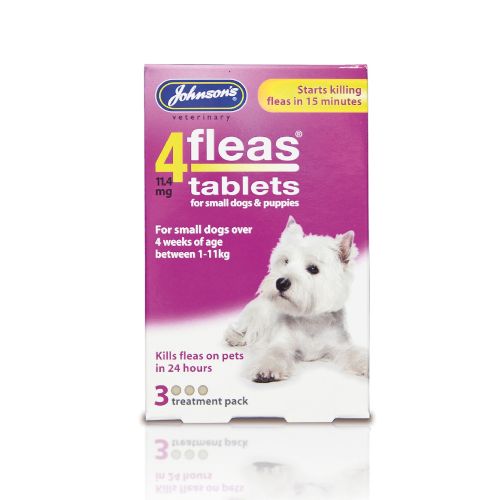 Johnson's 4Fleas Tablets Puppies & Small Dogs 3 Treatment Pack