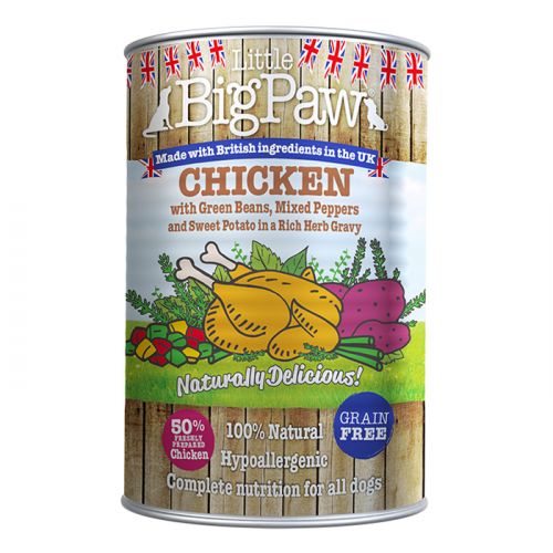 Little Big Paw Natural Delicious Chicken & Vegetable 390g
