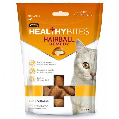 M&C Hairball Remedy Cat Treats 65g