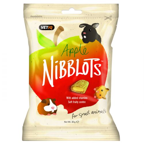M&C Nibblots Apple Small Animal Treats 30g