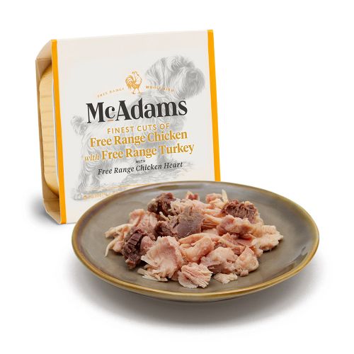 McAdams Free Range Chicken with Turkey & Chicken Heart Dog 150g