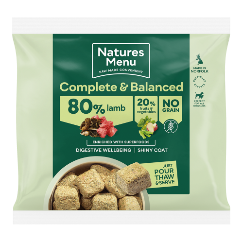 Natures Menu 80/20 Lamb enriched with Superfoods Nuggets 1kg