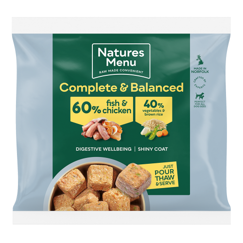 Natures Menu 60/40 Fish and Chicken Nuggets 1kg