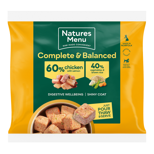 Natures Menu 60/40 Chicken with Salmon Nuggets 1kg