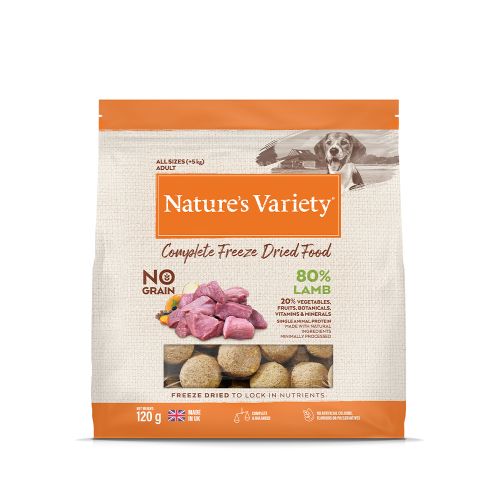 Natures Variety Complete Freeze Dried Food Lamb