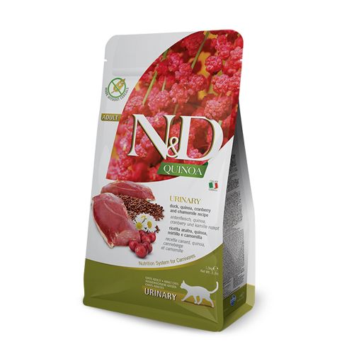 Natural & Delicious Adult Cat Quinoa Urinary Duck & Cranberry 1.5KG