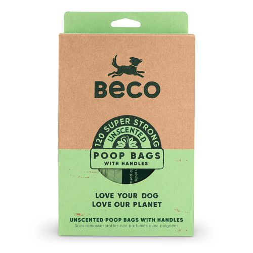 Beco Unscented Poop Bags with Handles (120)