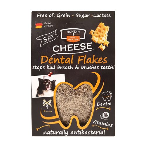 QChefs Dental Flakes for Dogs 90g