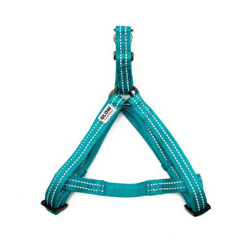 Great&Small Glow Reflective Harness Turquoise