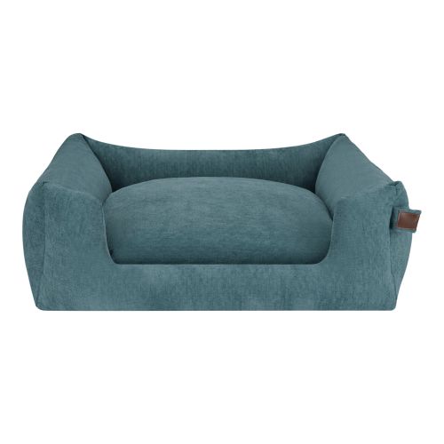 Fantail Basket Snooze Mellow Peacock Blue Dog Bed