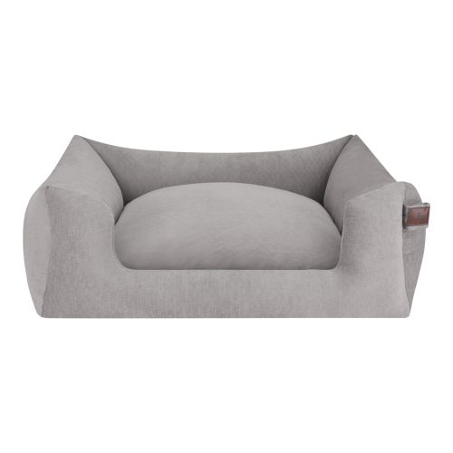Fantail Basket Snooze Mellow Pearl Grey Dog Bed