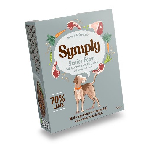 Symply Senior Lamb with Brown Rice & Vegetables 395g