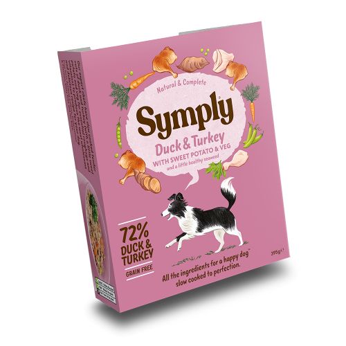 Symply Dog Adult Duck & Turkey with Sweet Potato 395g