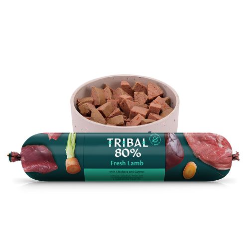 Tribal 80% Complete Wet Food Sausage Lamb