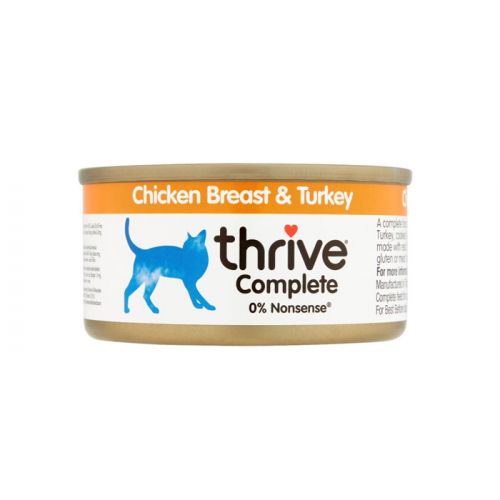 Thrive Cat 100% Chicken & Turkey 75g