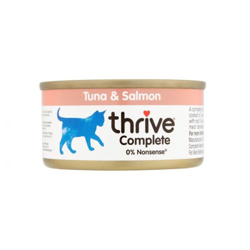 Thrive 100% Cat Tuna with Salmon 75g