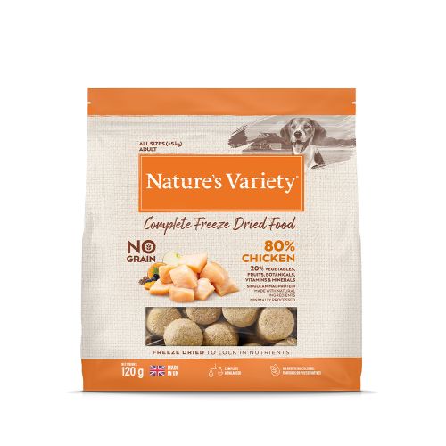Natures Variety Complete Freeze Dried Food Chicken
