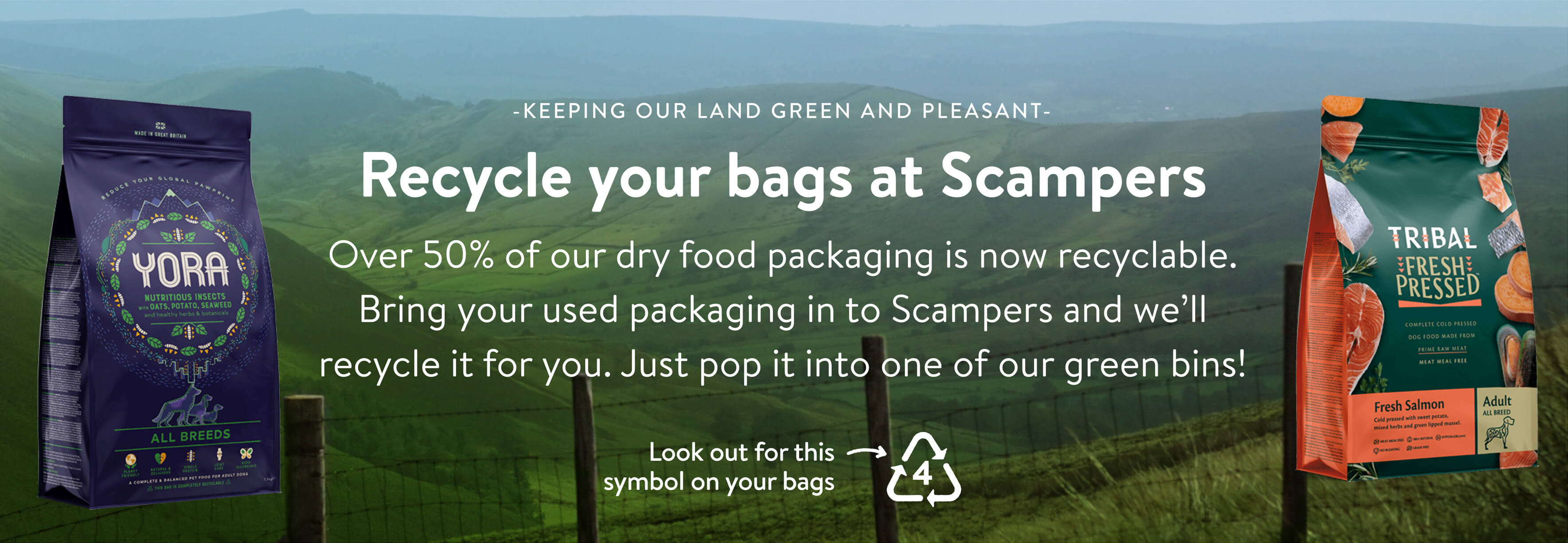 Recycle your bags at Scampers